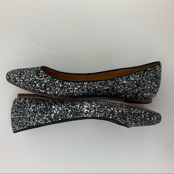 4/$25 1937 footwear for Madewell. Glitter flats size 8.5 - Picture 7 of 10